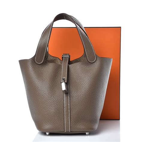 hermes picotin 18 etoupe|hermes picotin lock 18cm.